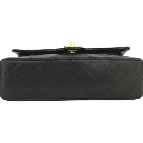 2842960BG (X6) Chanel Shoulder Bag Double Flap 23 Quilted Black Lambskin w/Chai - Picture 7 of 12